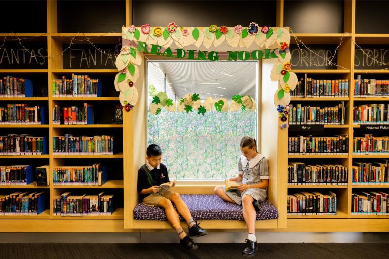 Students using a learning space at St Peter’s.